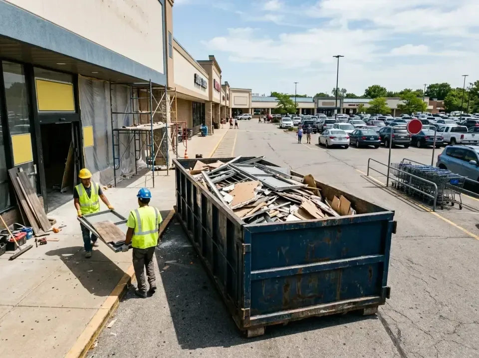 retail-store-renovation-debris-003 — frequently asked questions, Roll-off Dumpster Rentals in Germantown Hills, IL